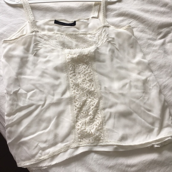 Zara Woman Lace and Embroidered Top - Picture 2 of 6